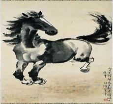 徐悲鸿最出名的一幅画